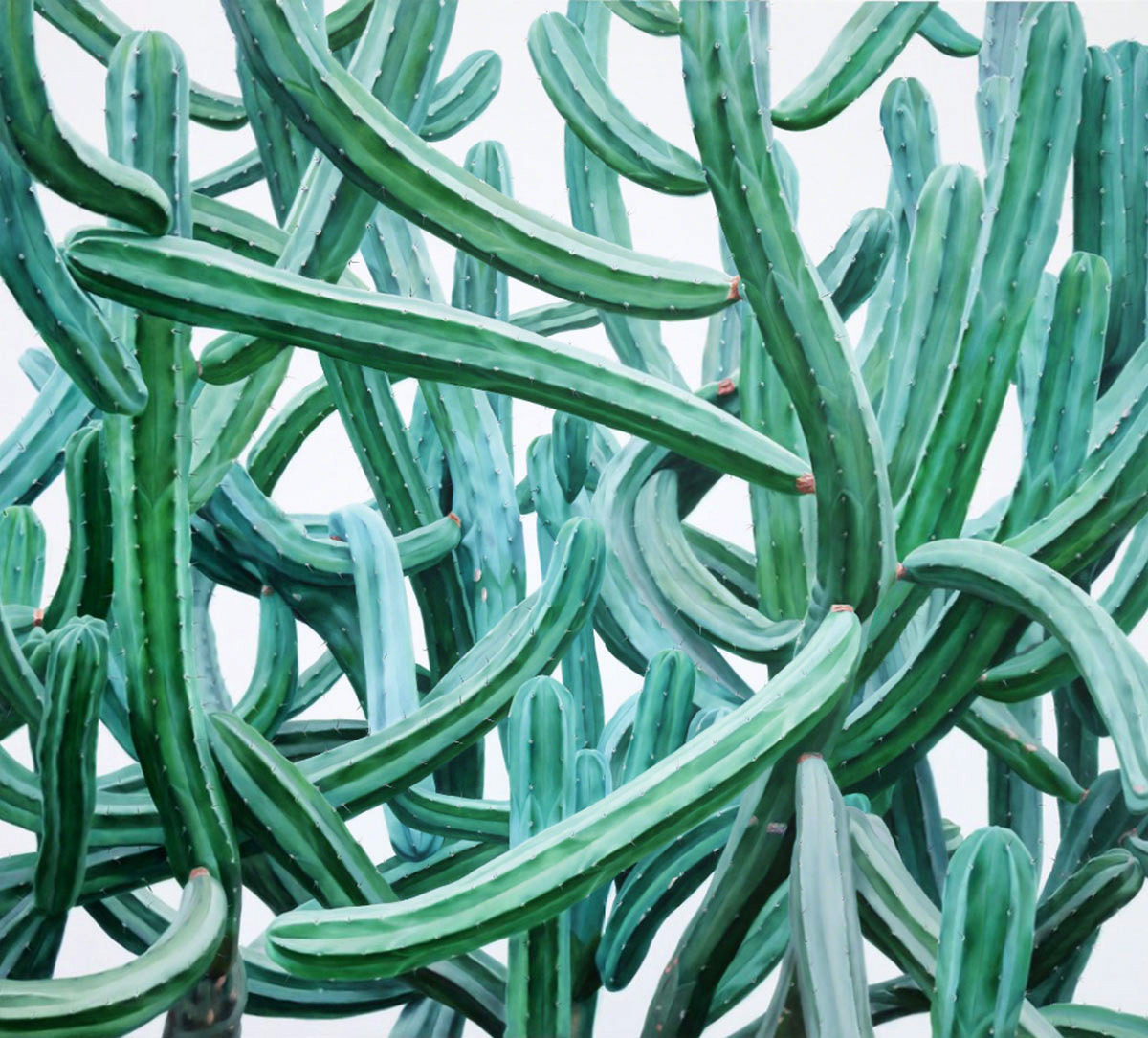 asylum-art-2:  Touchbby Kwangho LeeTouch is a series of hyperreal paintings by Korean