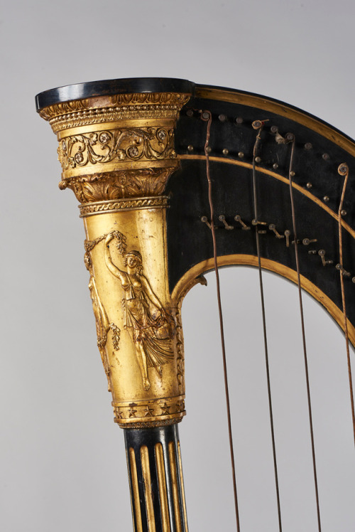 acrosscenturiesandgenerations:▪Pedal harp.Artist/Maker: Naderman, Henri (1782-1735)Date: ca. 1810Pla