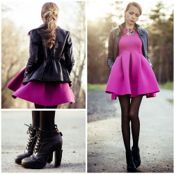 lookbookdotnu:  Pink Dress 2 (by Tini Tani)
