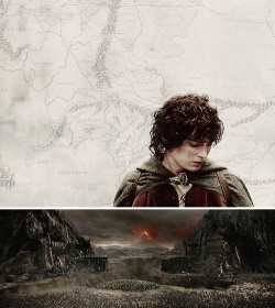 jamiefraser:  For where am I to go? And by what shall I steer? What is to be my quest? Bilbo went to find a treasure, there and back again; but I go to lose one, and not return, as far as I can see. 