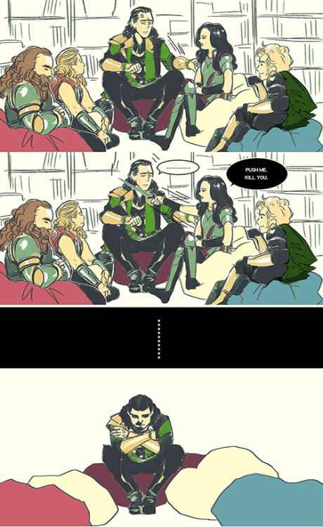 qunhyskoa:  3000w:  Loki In Asgard kid channel  QAQ