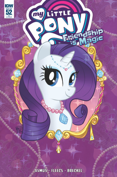 My cover for &ldquo;My Little Pony&rdquo; issue 52 IDW Publishing- Hasbro