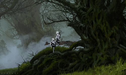 ArtStation - Forest scouts, by Gregory VlasenkoMore concept art here.