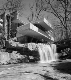 wandrlust:  Fallingwater, Frank Lloyd Wright, Mill Run, PA, 1971 — Ezra Stoller  how great would it be to live there?