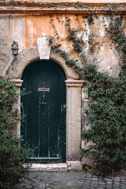 2seeitall:  Door in Rome (Trastevere)   Rome