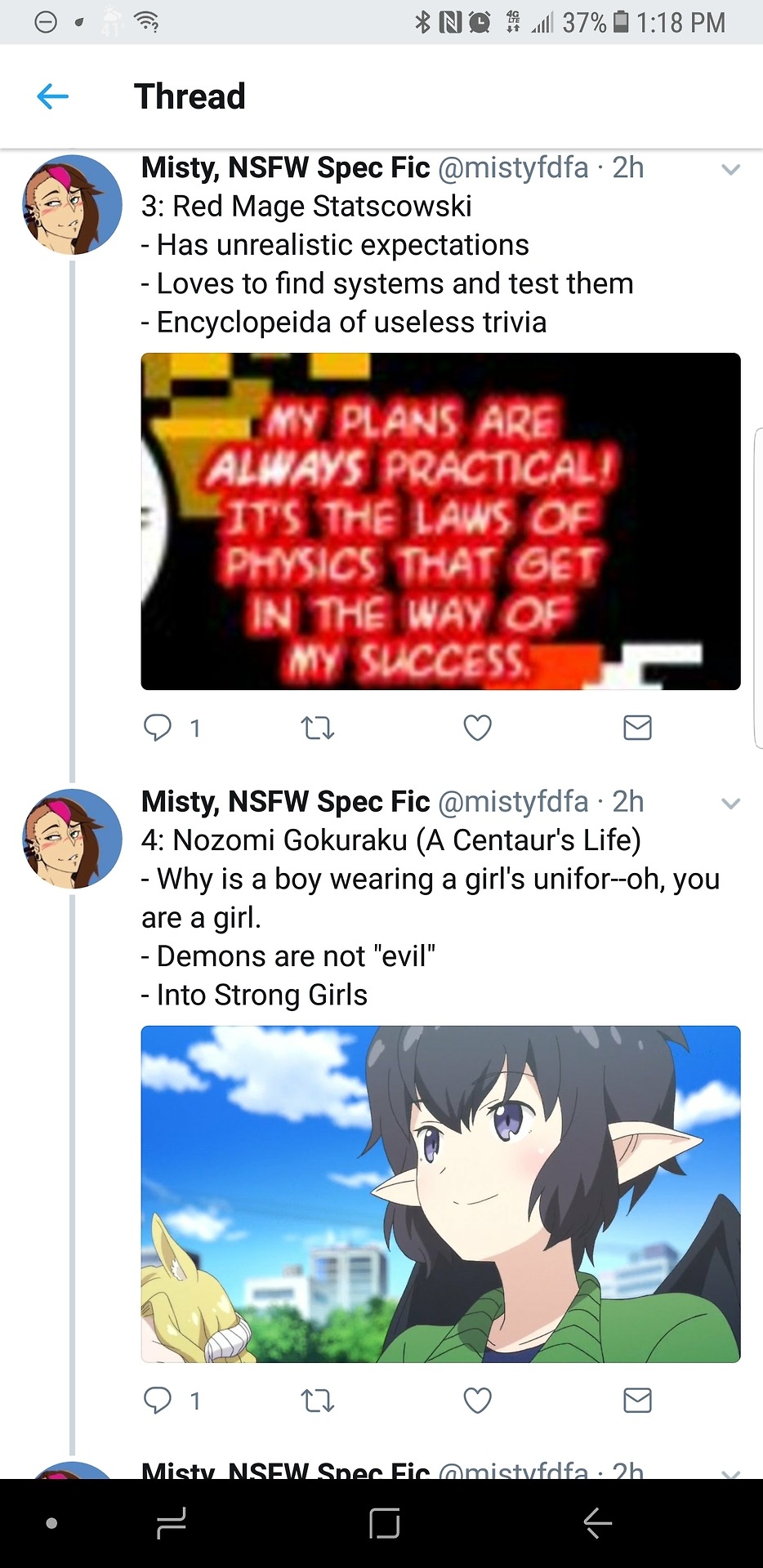 First eight responses
