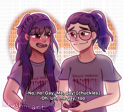 Yes, I Drew A Lesbian Non-binary Heart In The Background. I Couldn't Help Myself. Honestly One Of My