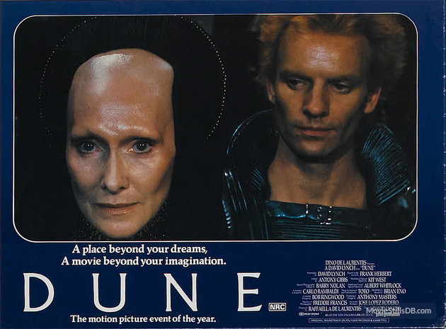 dunequotes:  Dune Movie Theater Lobby Cards from 1984 