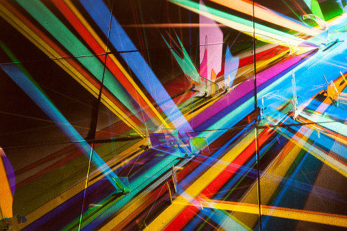 bobbycaputo:    Prismatic Paintings Produced From Refracted Light by Stephen Knapp  