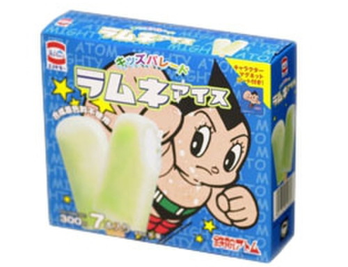 burakku-jakku:Eskimo Kipparade Osamu Tezuka character ice cream boxes. (2006)The Astro boy ice cream