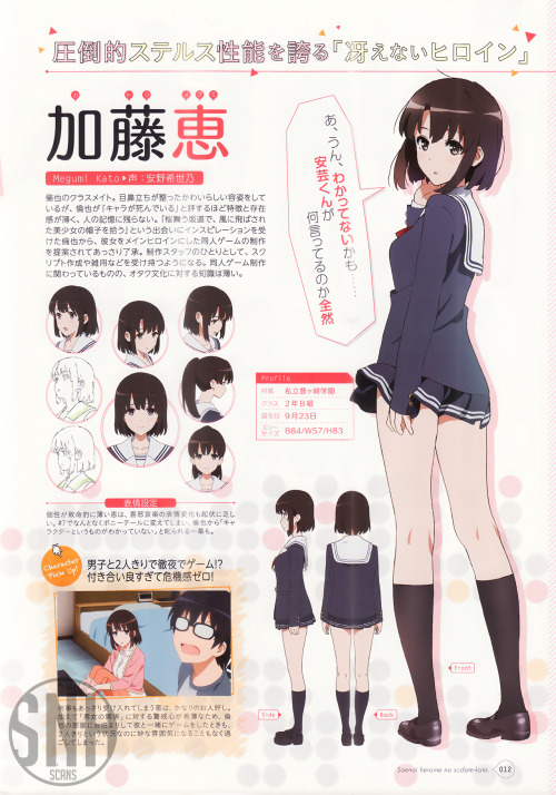 skynohoshi:  Saenai Heroine no Sodatekata Complete Book - Katou Megumi Keep reading