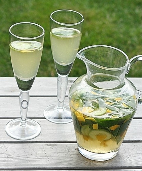 MangoCucumber Wine Cooler
