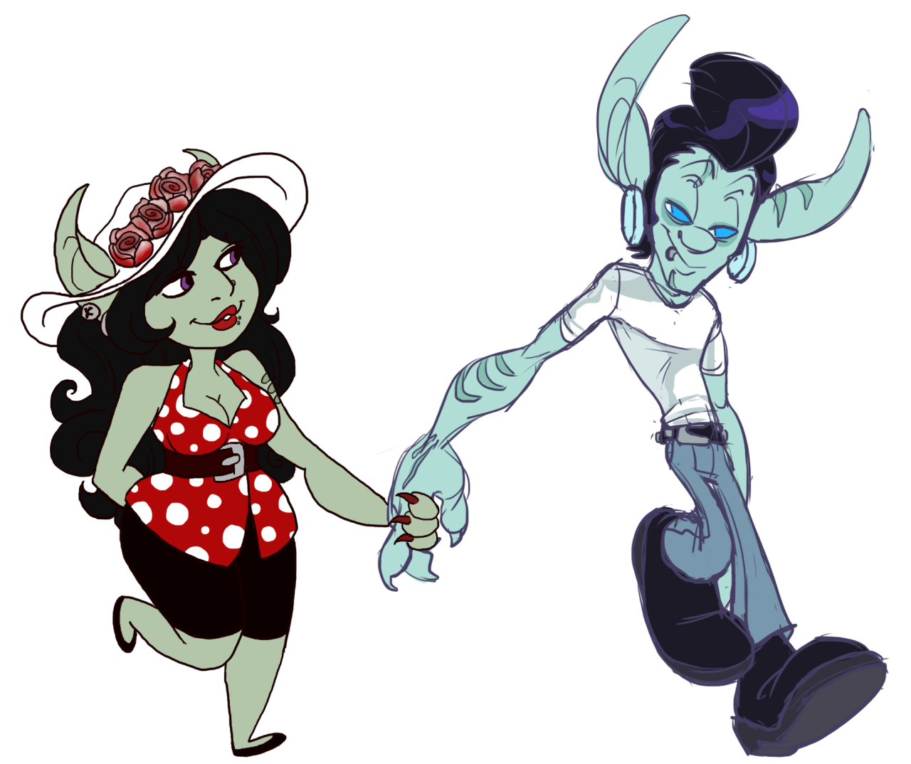 delshark: mydoodlecrap:  So Del did this picture of Zanz a little while back and