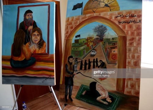 speciesbarocus:An exhibition presenting works depicting the ISIS’ Sinjar massacre of Yazidis in 2014