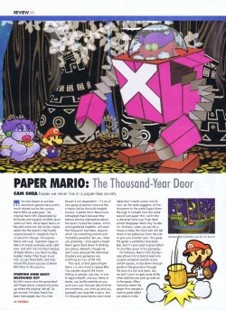 Oldgamemags:  Hyper Magazine #134, Dec 2004 - Review Of Paper Mario: Thousand Year