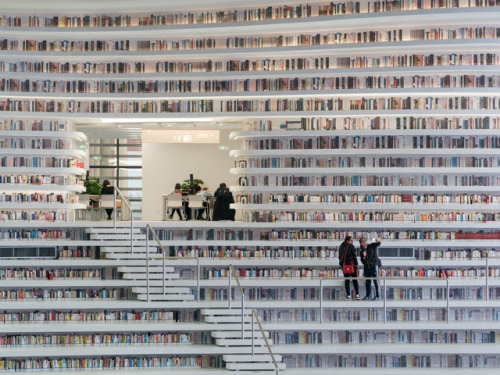 TIANJIN BINHAI LIBRARY by MVRDVMVRDV and Tianjin Urban Planning and Design Institute (TUPDI) have 