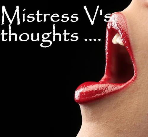 reallifefemdomcouple:  Mistress V speaksPosted by Mistress V Hi folks ! It has been 8 years since we