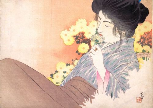 fujiwara57: Kajita Hanko 梶田半古 (1870–1917).