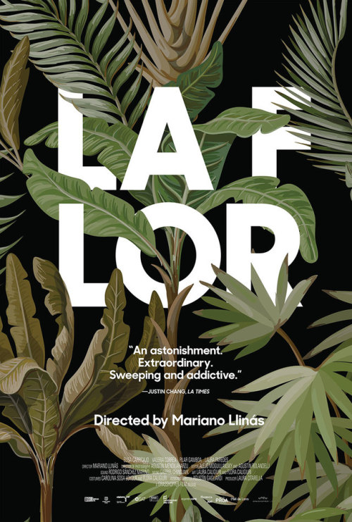 US one sheet for LA FLOR (Mariano Llinás, Argentina, 2018)Designer: Scott MeolaPoster source: Grassh