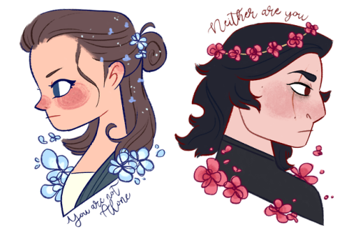 lookit. I found my old reylo stickers ❤️ I keep thinking about doing some au fan art about &lsq