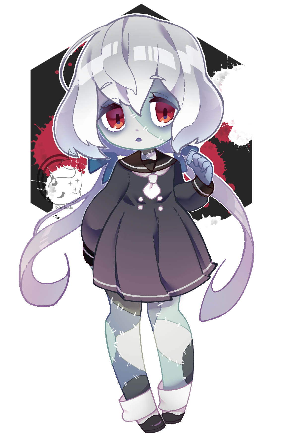 shiro-art-only: Patchwork Princess Please no reposting or editing 