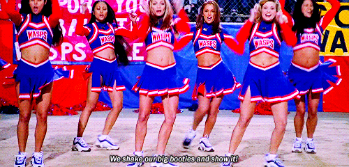 rootbeersweetheart:  alphalewolf: I know you stole our routine!   That last gif though