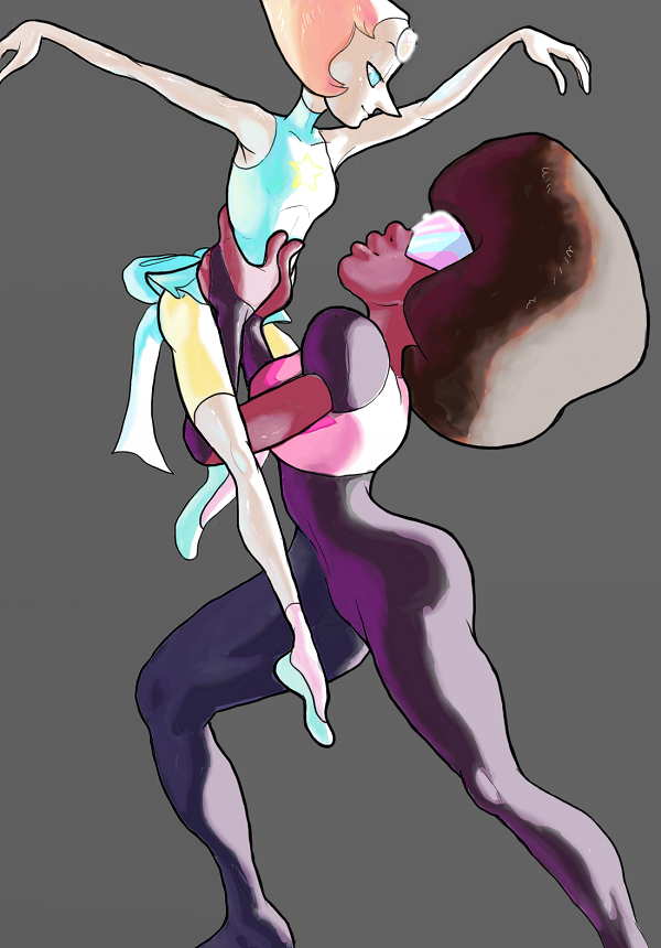 giraffodil:  When Garnet picks Pearl up by her tiny waist with those big, strong