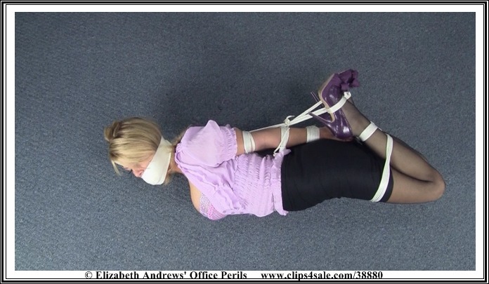 elizabethandrews:  . @CarissaBound struggles in a tight hogtie -http://clips4sale.com/38880/12797868 -