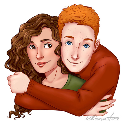 A Ron and Hermione pic I drew months ago. Reference by Kibbitzer I know that the fandom divides when