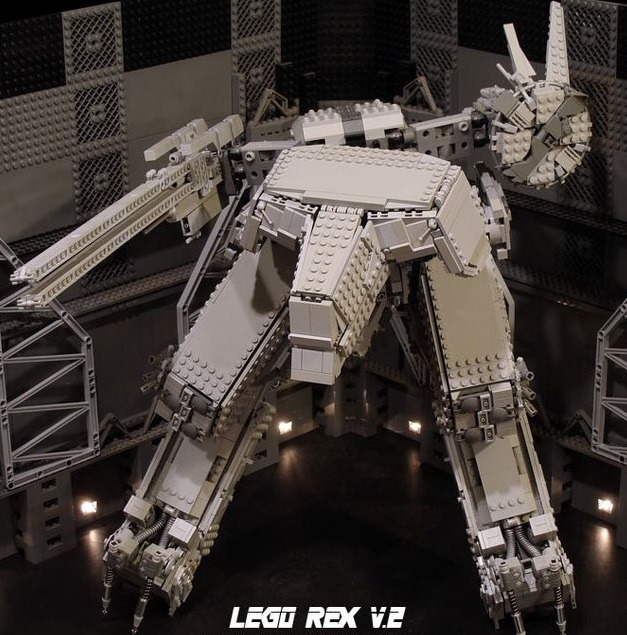 gunjap:  Do you Like this Repost? LEGO Metal Gear Solid REX V.2 modeled by ragnarock01: