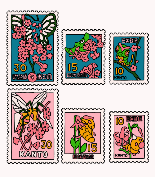 sablingart:  bug stamps