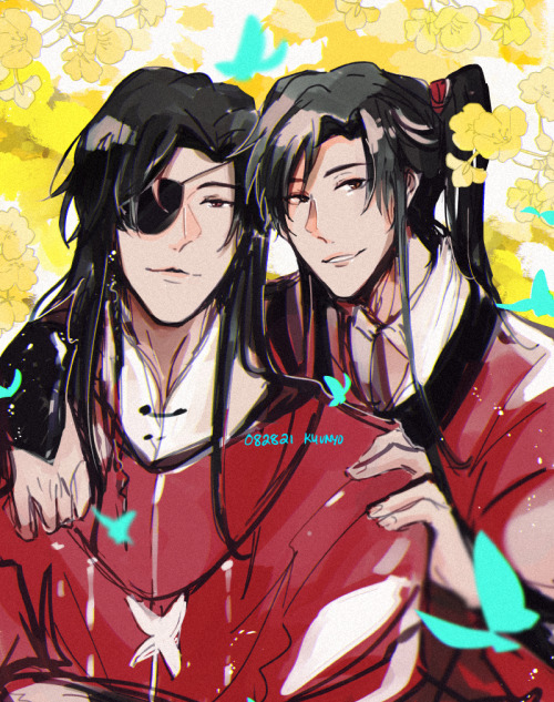 after 1298719 years of not drawing, I fell hard and fast for tgcf; ^_T Some tgcf I drew in the past 