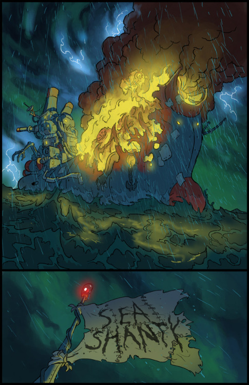 Finally starting my side project. pages 1-4