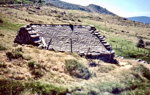 Borie de pierre cévenol, 1984.
