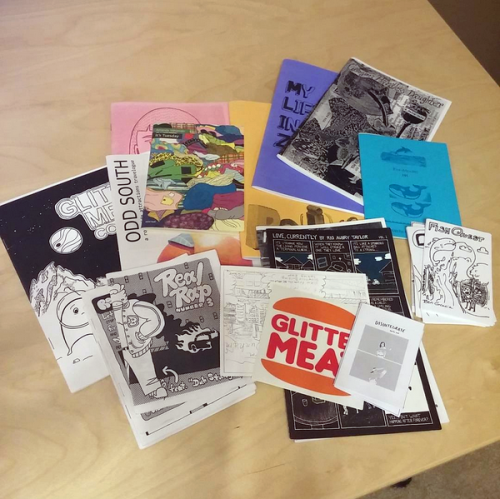 glittermeat: I’m doing another big-ass comics and zines giveaway! To enter, you need to be fol
