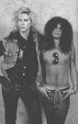 moonwalkstyles:  Duff &amp; Slash.