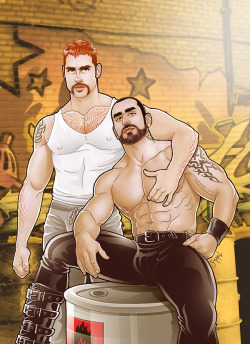 Hairy Gay Art and Cartoons