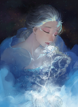 upupupuprincess:  Elsa | Tooooptin [pixiv] 