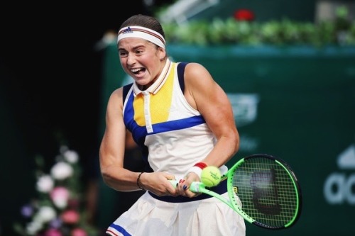 gruntsandtopspin: Jelena Ostapenko | 2017 Korea Open Champion 2nd title of her career and the year