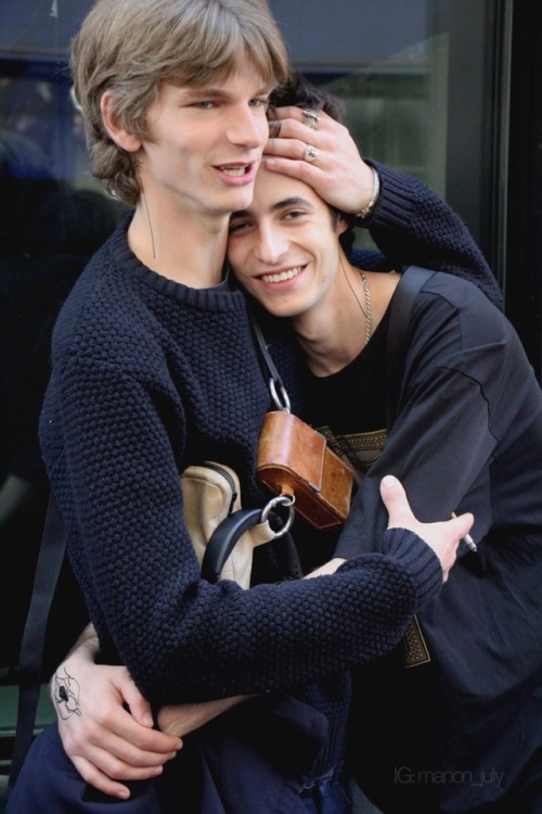 itsnotmanon: Erik Van Gils & Oscar Kindelan after Sacai S/S 2019 PFWM   by me