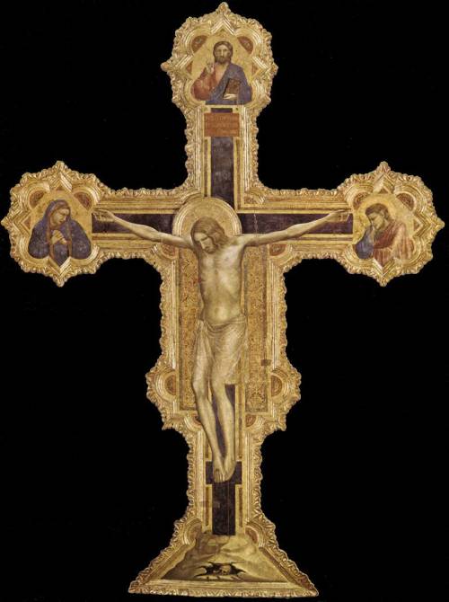 The Crucifixion, 1317, Giotto Di BondoneMedium: panel,tempera