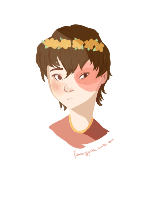flamingpabu:Another flower crown and yes, I only draw Zuko ¯\_(ツ)_/¯ also trying out different style