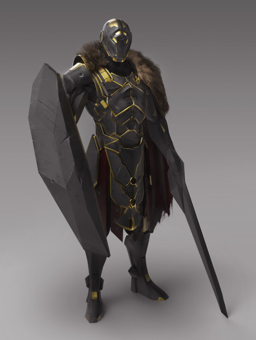 wearepaladin:Space Knight byDimitri Neron3d Armor Study bySean Brinkerhoff