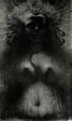 1910-again:  Jean Delville, The Evil of Perversity