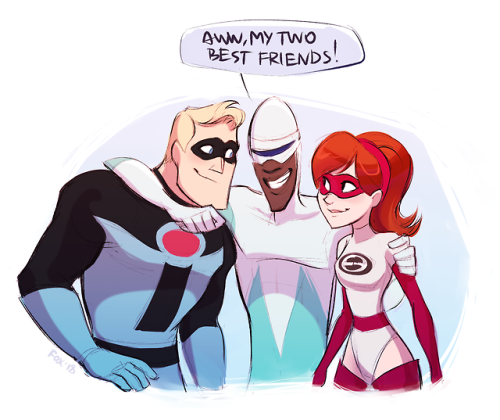 mistrel-fox:I’m back with more Incredibles fanart! you can tell I’m still obsessing over a thing hard when I start drawing fanart for a prequel book %) seriously though, if you love Incredibles and still haven’t read ‘A Real Stretch’, go read