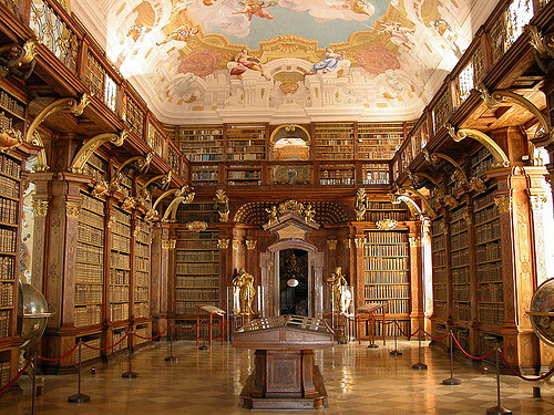 bibliotheca-sanctus: Melk Abbey Library in Melk, Austria