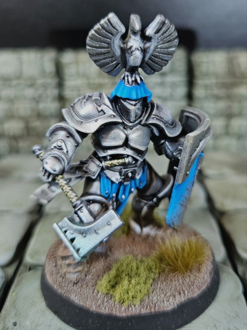 Another Stormcast Knight. The Plan Was For Each To Have Their Own Dominant Color, Like Knight Heraldry,