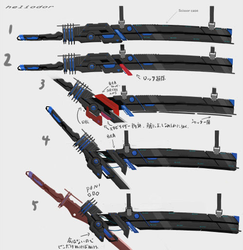 famysiraso:  SF KATANA　「quick release」