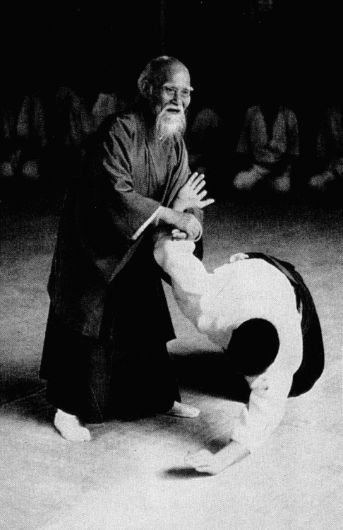 suckingonthegun:  “Life is growth. If we stop growing, technically and spiritually, we are as good as dead.” - Morihei Ueshiba 