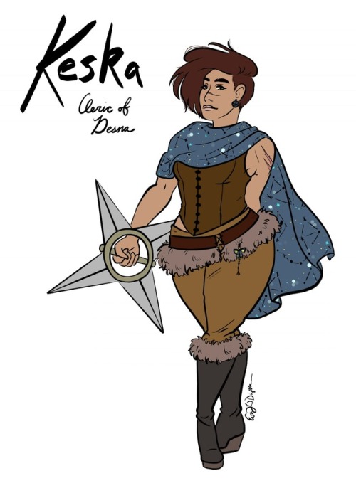 Duplan Illustrations — Meet Keska, a Kellid of Desna. :) We're...